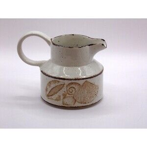 Seascape Creamer Midwinter Ltd. WR Beige Shells England Ocean Seaside Beach